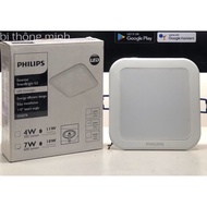 Philips Led ceiling light, SQUARE downlight, series DN027B G2- 7w, 10w, 14w