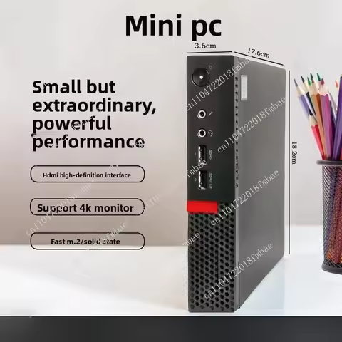 For Business Office, Used For Lenovo M710Q M720Q M73 For Dell Fo HP Mini PC Ultra Slim Computer