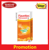 FLAVETTES EFFERVESCENT VITAMIN C 1000mg ORANGE 30s