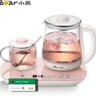 EK BEAR Tea Maker Electric Kettle Listrik Pembuat Teh LED Glass 1 L