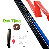 Cần câu tay da đá 2m73m6 4m5 5m4 tặng kèm phụ kiện