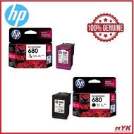 HP 680 BLACK/COLOR/TWIN/COMBO INK CARTRIDGE (BLACK AND COLOR) 100% ORIGINAL