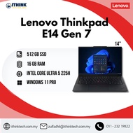 ThinkPad E14 Gen 7 Laptop | Intel Core Ultra 5 225U | 16GB RAM 512GB SSD | 14"