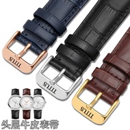 Watch strap replacement Titus watch strap genuine leather cowhide titus strap men's and women's pin buckle leather watch chain 16/20mm