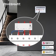LLA4 Zemismart Zigbee 3.0 Smart Energy Meter 63A 3 Phase Real-Time Power Monitor Sensor Works with Z