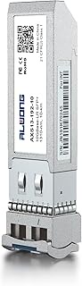 Alwong 10GBase-LR SFP+ Transceiver, 10G SFP+ to LC Singlemode Fiber Module, 1310nm, up to 10 km, for