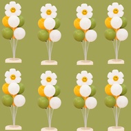 Deliver Products Every Day Birthday Balloon Set Whole Daisy Balloons With Stand