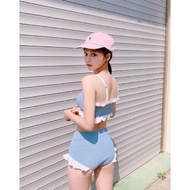 2-piece ruffled swimsuit