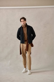 Cotton twill zip up jacket มี 2 สี