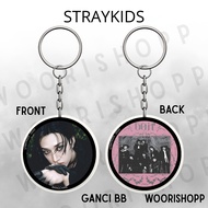GANTUNGAN STRAY KIDS KEYCHAIN DOIT REVERSIBLE KEYCHAIN KPOP UNOFFICIAL BANGCHAN LEEKNOW HYUNJIN