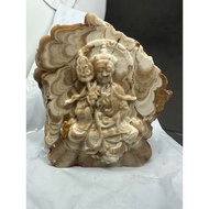 D9223 Natural Thai Dragon Palace Relic Raw Ore Carving Ksitigarbha Ornaments