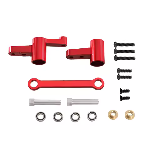 For MJX Hyper Go 14210 14209 H14BM 1/14 RC car steering assembly with bearings steering column steer