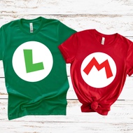 Super Mario Shirt, Luigi Tshirt, Mario logo shirt, Bowser, Luigi, Toad, Yoshi, Daisy, Mario T-Shirt