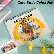 Cat Butt Calendar Funny 2024 Wall Calendar Cat Butthole 2024 Calendar Decorative Cute Kitten Butt Prank Calendar SHOPSBC4580