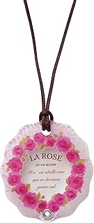Ishiglo 16150 Rose Pendant Loupe, Body: W 21.3 x H 2.4 x D 0.4 inches (54 x 60 x 10 mm), String: Len