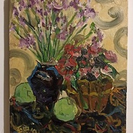 靜物陳炫亨1999年台灣藝術學院時期油畫作品