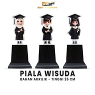 Piala Wisuda Anak Sekolah Tk Paud Sd Plakat Boneka Akrilik Souvenir