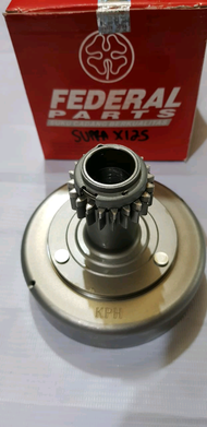 MANGKOK RUMAH KAMPAS GANDA OTOMATIS SPORKET SPROKET KOMPLIT ASSY HONDA KARISMA - SUPRA X 125 FEDERAL