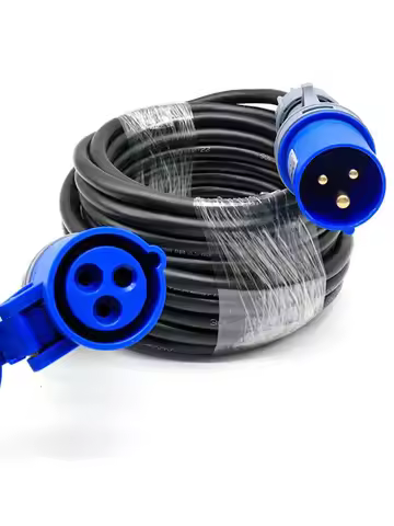 CEE Extension Cable 230V 16A IP44 Waterproof 3-Pin Power Cord H07RN-F 3G2.5 for Caravan RV Boat Camp