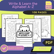 ABC Alphabet Workbook A–Z for Kids 2–7 Years | Trace, Write & Learn Letters | Preschool | A13