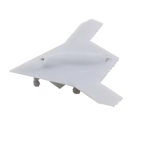 5PCS X-47B Stealth Drone Resin Model Unmanned Combat Aircraft with Landing Gear Airplane Toys 1/2000