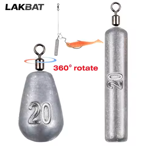 Fishing Weight 5PCS 3.5g 5g 7g 10g 14g 20g Tube Bullet Quick Rod Jig Head Casting Metal Tackle Kit P