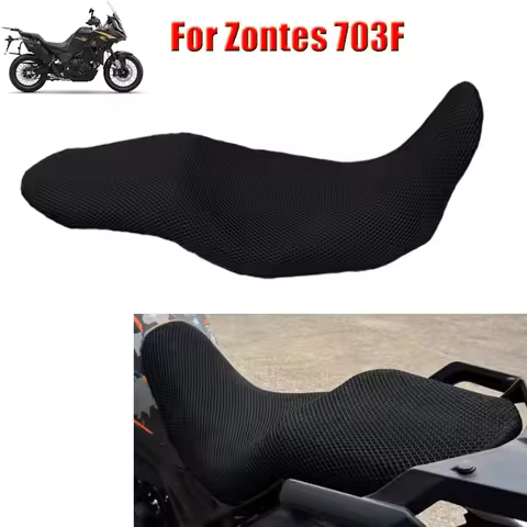 Motorcycle Mesh Seat Cushion Cover Heat Insulation Seat Cover Protector For Zontes 703F ZT 703F ZT70
