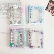 Transparent Transparent PVC Four-leaf Clover m5 Loose-leaf Handbook Notepad