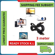 3M High Speed HDMI Flat Cable V1.4 Ultra HD 4K 3D Support