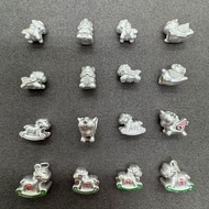 12.14 Pure Silver Sterling Silver Five Fortune Horses Peace Ruyi Zodiac Horse Bracelet Rolling Snake