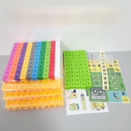 ของขวัญวันเกิดสำหรับเด็ก Magic Number Blocks อุปกรณ์การเรียนรู้ด้านการคิดทางคณิตศาสตร์แบบตัวต่อ 3 มิ