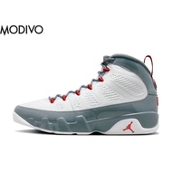 Air Jordan 9 Fire Red AJ9 Men's Shoes White Gray Red Retro High-Top Basketball Shoes CT8019-162