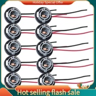 【denise00】P21W 10X 1156 382 BA15S Lamp Holder Adapter Car Light Base Auto Led Lights Bulb Socket Con