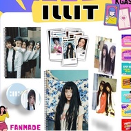 [ILLIT] FANKIT SET ILLIT DEBUT SUPER REAL ME NOTEBOOK PHOTOCARD PHOTOSTRIP TICKET SET