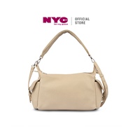 NYC Ladies Shoulder  Strap Casual Bag -Y22603-TA01SV-53-ALMOND