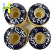 KEEPFIRE 4Pcs Skateboard Wheels 54mm PU 85A for Street Deck Wheel