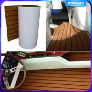 [Etekaxa] EVA Foam Faux Teak Boat Sheet 6mm Thick 94 x 18 inch Non-Skid Self-Adhesive Marine Yacht Flooring Mat Recreational Vehicle RV