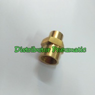 Double sock / inner thread sock / sock 3/8 x 1/2