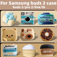 for Samsung Galaxy Buds2/buds  2Pro Shockproof Headphone Case Cover Galaxy Buds 2 pro Shockproof Sil