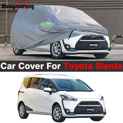 Car Cover Auto Outdoor Anti UV Sun Shade Rain Snow Protection Windproof Cover For Toyota Sienta 2011