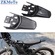 About Surron Parts Ebike Dirt Bike Frame Motorcycle Fender Carbon Fiber Enduro Pitbike Rear Mudguard