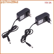 p1l7mv29kd 15V 2A Power Adapter AC 100-240V Converter EU/US Plug 5.5mm x 2.1-2.5mm ph