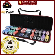 Vali 500 CHIP POKER CLAY GEM LUNA TRAVEL