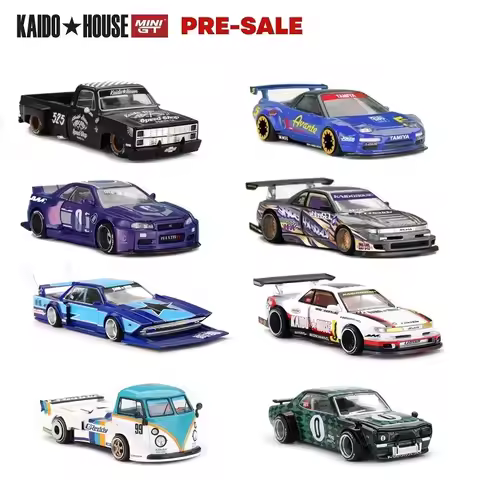 [PreSale] TSM Models Kaido House x MINI GT KHMG Fairlady Skyline 2000GT KPGC10 M3 E30 AE86 EF Silver