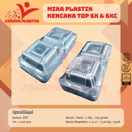 Mika Plastic Kencana Top 6X | 6XC 100pcs | Mika Cake Food Size 6X | 6XC 100pcs