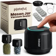 Portable Jar Vacuum Sealer Food Storage Canning Machine Includes Opener Lids