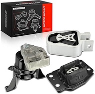 A-Premium 3PCS Engine Motor Mount Transmission Mount and Torque Strut Mount Set Compatible with Ford