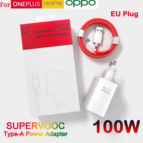 Original Oneplus SuperVOOC 100W Charger Adapter Fast Charging Cable Type C 80W One Plus 13 13S 12 11