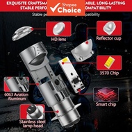 Upgrade 2026  P15D T19 LED Motorcycle Headlight Bulb, H4 H6 Ba20d Universal Kit 12V 24V