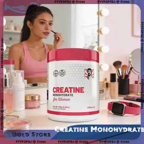 Creatine Monohydrate Formula Powder for Women with 2000Mg Collagen & 1G BCAA Unflavored Daily Sports
